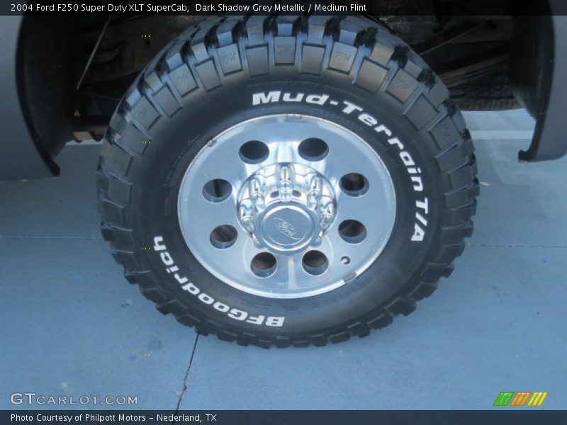 Dark Shadow Grey Metallic / Medium Flint 2004 Ford F250 Super Duty XLT SuperCab