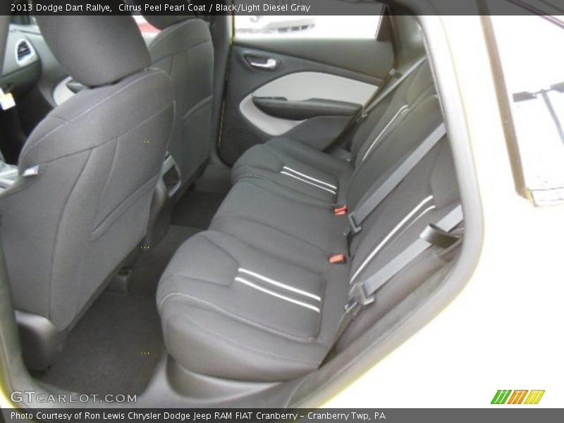 Rear Seat of 2013 Dart Rallye