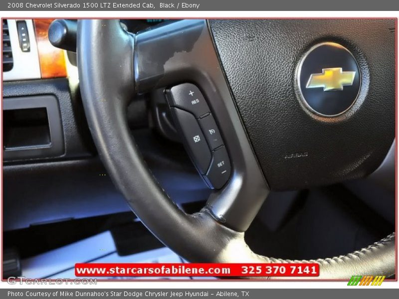 Black / Ebony 2008 Chevrolet Silverado 1500 LTZ Extended Cab