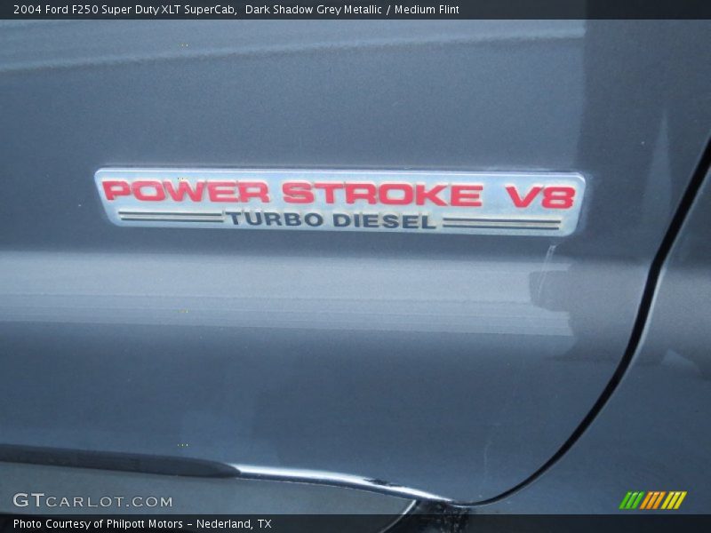 Dark Shadow Grey Metallic / Medium Flint 2004 Ford F250 Super Duty XLT SuperCab