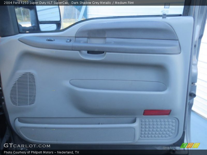 Dark Shadow Grey Metallic / Medium Flint 2004 Ford F250 Super Duty XLT SuperCab