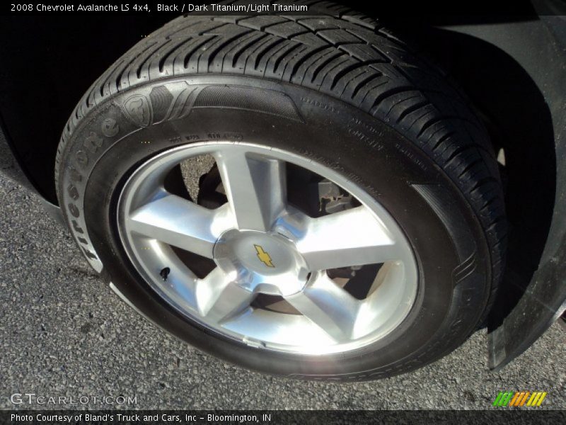 Black / Dark Titanium/Light Titanium 2008 Chevrolet Avalanche LS 4x4