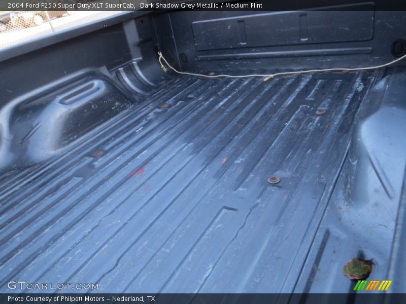 Dark Shadow Grey Metallic / Medium Flint 2004 Ford F250 Super Duty XLT SuperCab