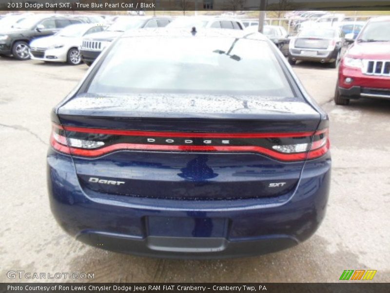 True Blue Pearl Coat / Black 2013 Dodge Dart SXT