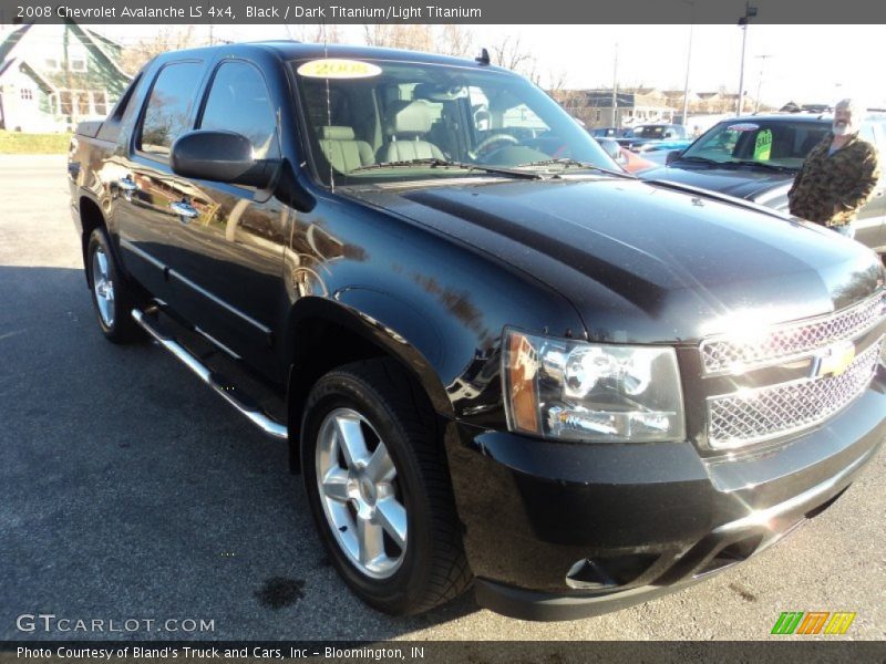 Black / Dark Titanium/Light Titanium 2008 Chevrolet Avalanche LS 4x4