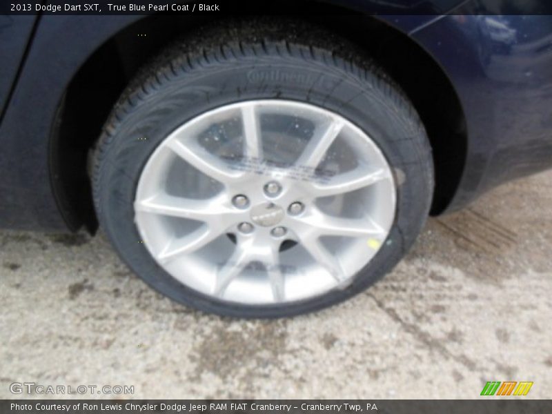 True Blue Pearl Coat / Black 2013 Dodge Dart SXT