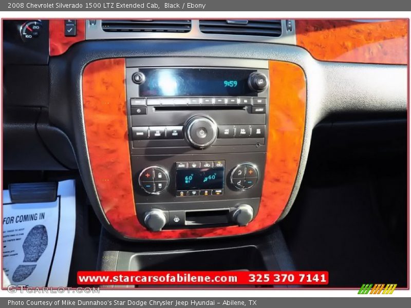 Black / Ebony 2008 Chevrolet Silverado 1500 LTZ Extended Cab