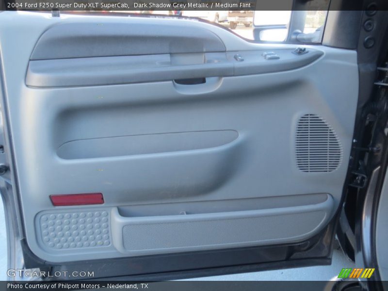 Dark Shadow Grey Metallic / Medium Flint 2004 Ford F250 Super Duty XLT SuperCab