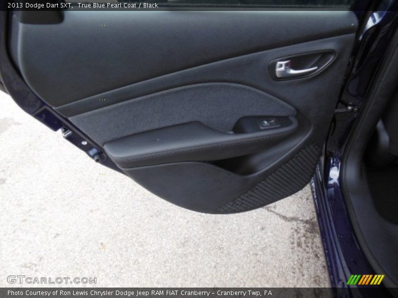 True Blue Pearl Coat / Black 2013 Dodge Dart SXT