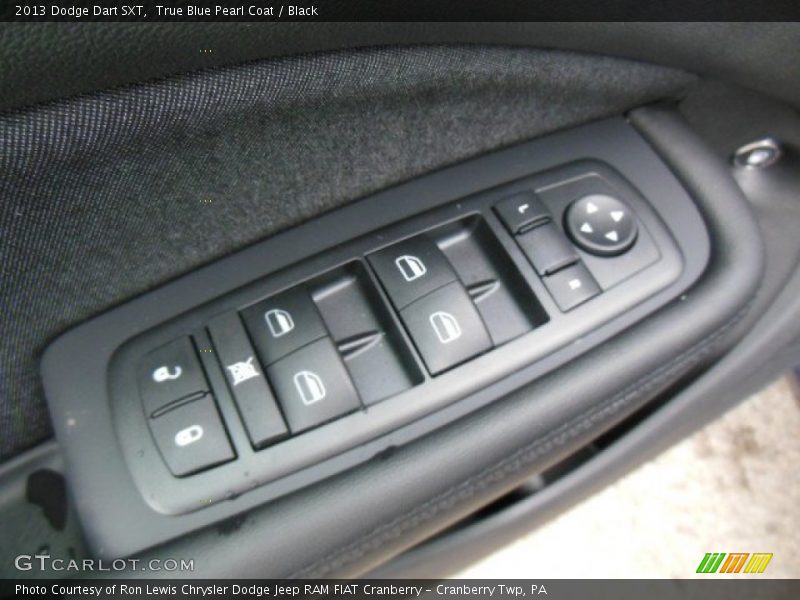 True Blue Pearl Coat / Black 2013 Dodge Dart SXT
