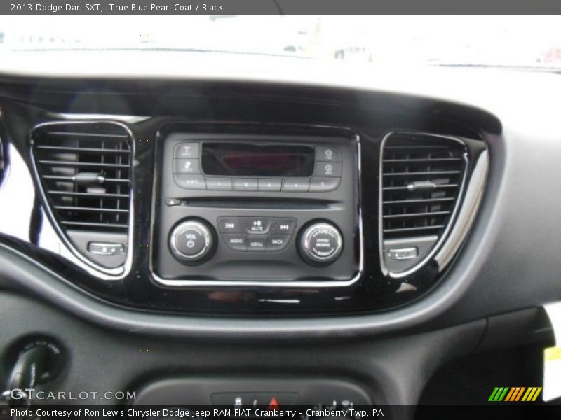 True Blue Pearl Coat / Black 2013 Dodge Dart SXT