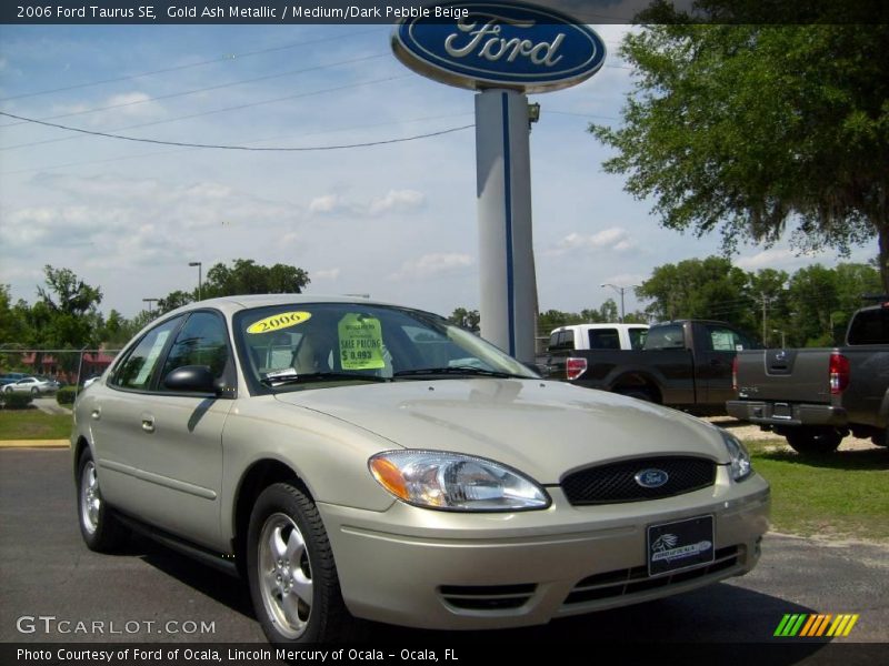 Gold Ash Metallic / Medium/Dark Pebble Beige 2006 Ford Taurus SE