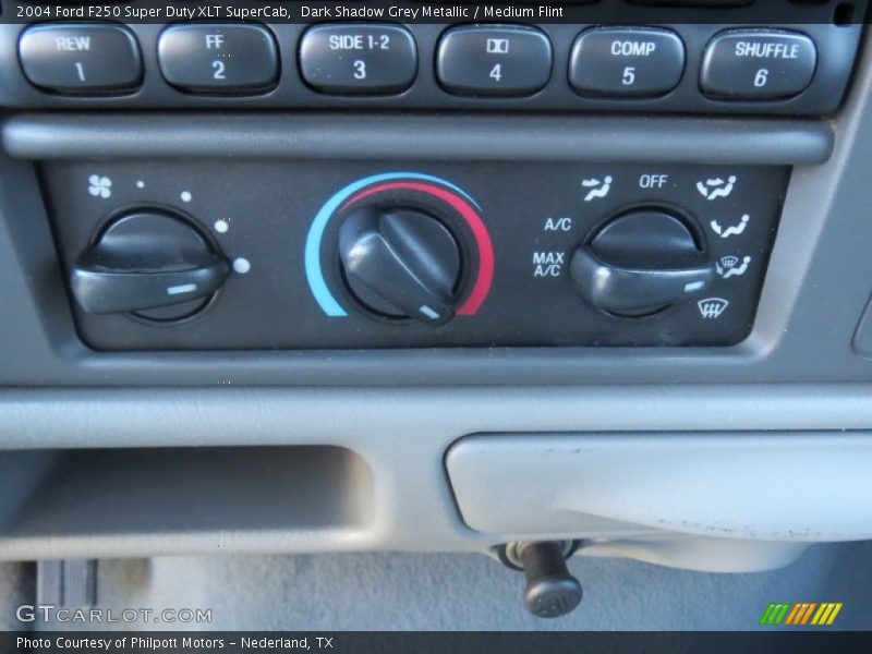 Dark Shadow Grey Metallic / Medium Flint 2004 Ford F250 Super Duty XLT SuperCab
