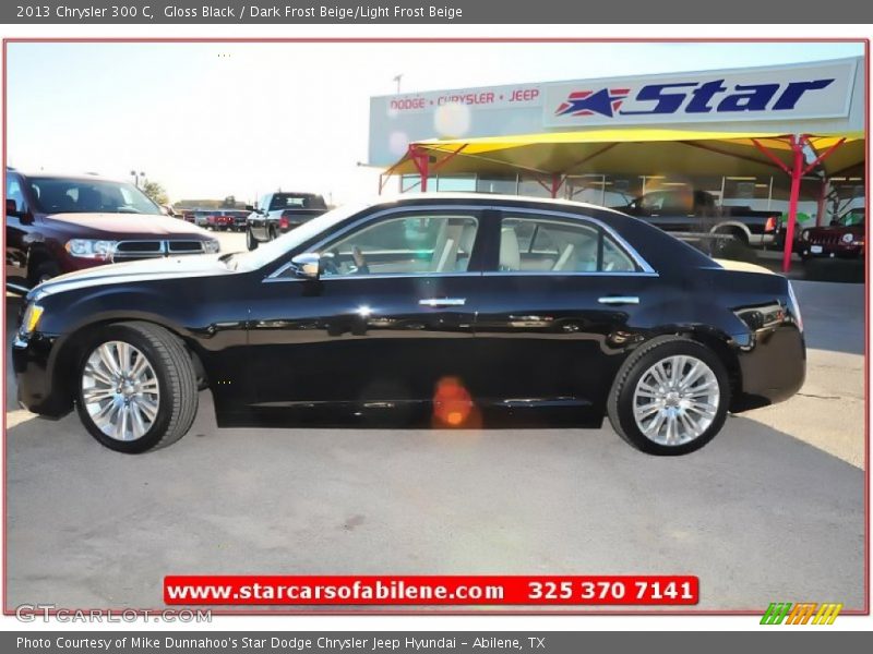Gloss Black / Dark Frost Beige/Light Frost Beige 2013 Chrysler 300 C