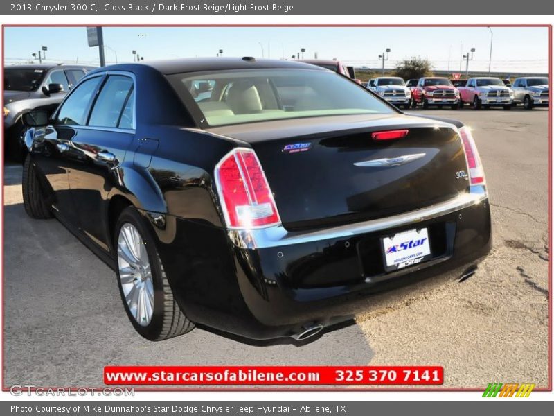 Gloss Black / Dark Frost Beige/Light Frost Beige 2013 Chrysler 300 C