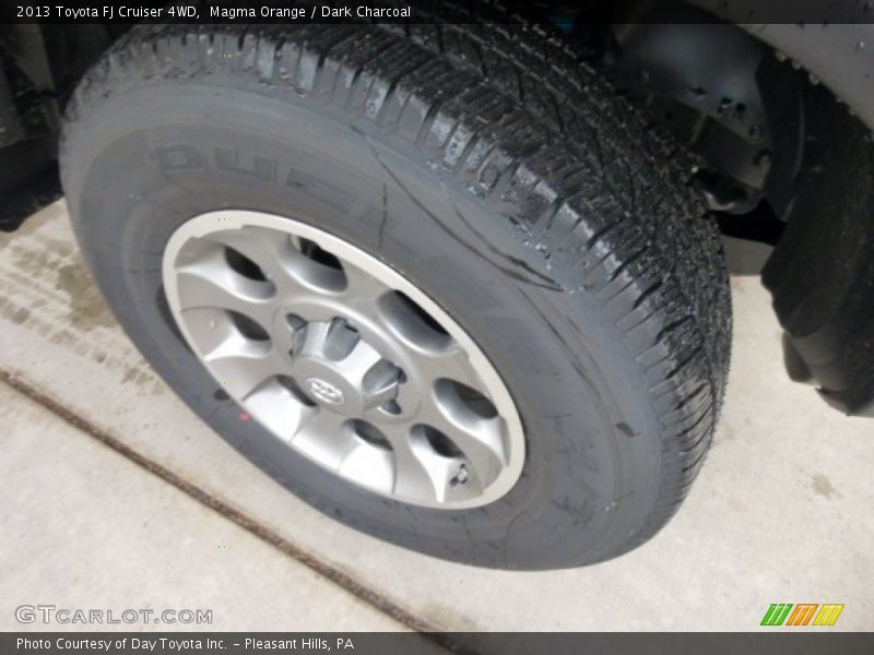 Magma Orange / Dark Charcoal 2013 Toyota FJ Cruiser 4WD