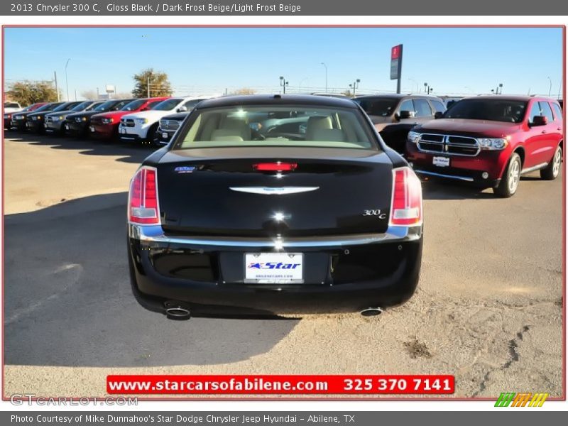 Gloss Black / Dark Frost Beige/Light Frost Beige 2013 Chrysler 300 C
