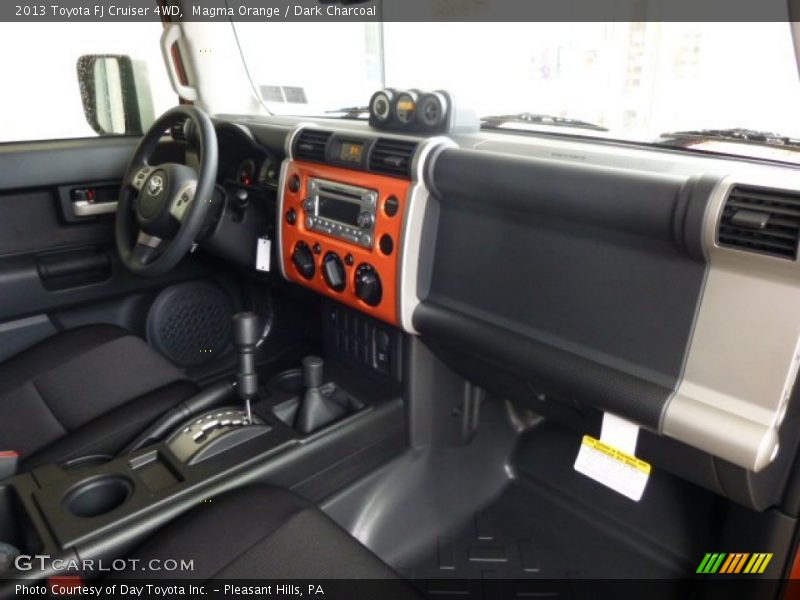 Magma Orange / Dark Charcoal 2013 Toyota FJ Cruiser 4WD