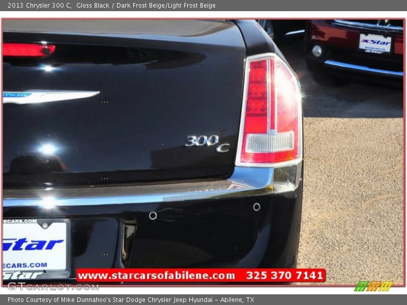 Gloss Black / Dark Frost Beige/Light Frost Beige 2013 Chrysler 300 C