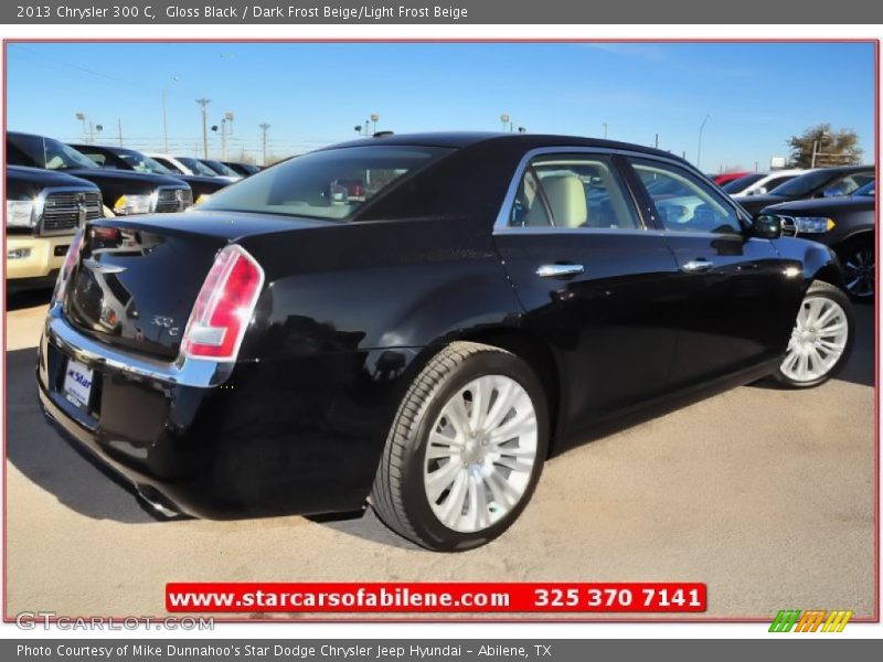 Gloss Black / Dark Frost Beige/Light Frost Beige 2013 Chrysler 300 C