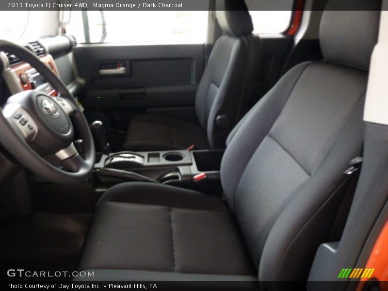 Magma Orange / Dark Charcoal 2013 Toyota FJ Cruiser 4WD