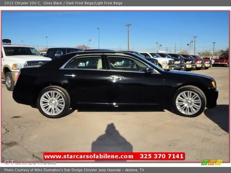 Gloss Black / Dark Frost Beige/Light Frost Beige 2013 Chrysler 300 C