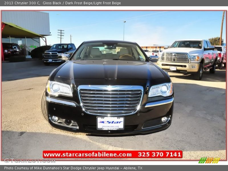 Gloss Black / Dark Frost Beige/Light Frost Beige 2013 Chrysler 300 C