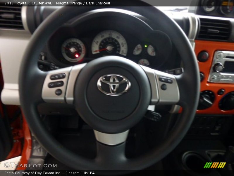 Magma Orange / Dark Charcoal 2013 Toyota FJ Cruiser 4WD