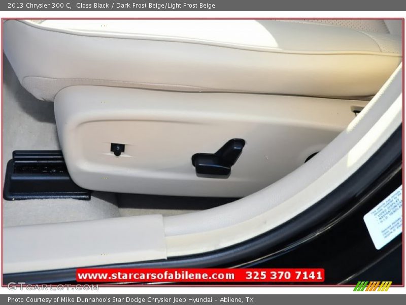 Gloss Black / Dark Frost Beige/Light Frost Beige 2013 Chrysler 300 C