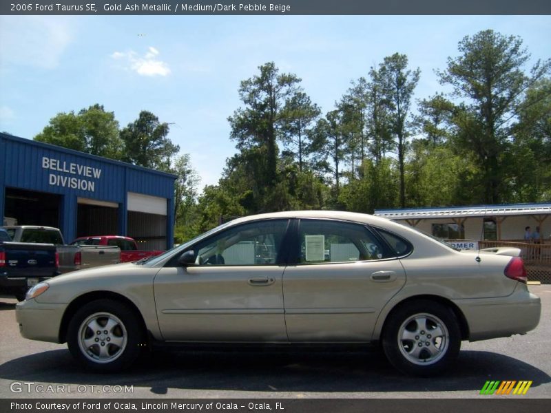 Gold Ash Metallic / Medium/Dark Pebble Beige 2006 Ford Taurus SE