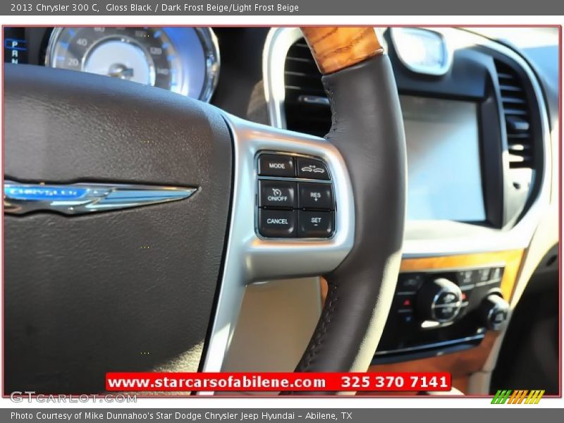 Gloss Black / Dark Frost Beige/Light Frost Beige 2013 Chrysler 300 C