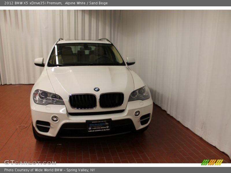 Alpine White / Sand Beige 2012 BMW X5 xDrive35i Premium