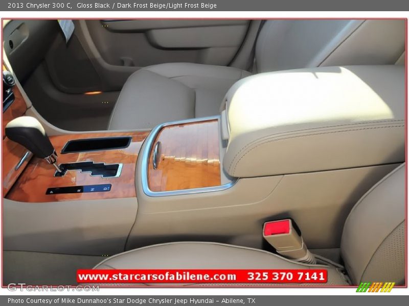 Gloss Black / Dark Frost Beige/Light Frost Beige 2013 Chrysler 300 C