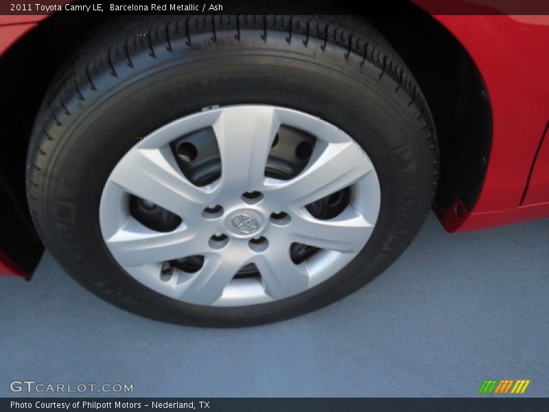 Barcelona Red Metallic / Ash 2011 Toyota Camry LE