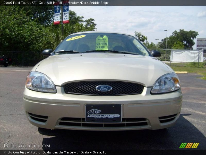 Gold Ash Metallic / Medium/Dark Pebble Beige 2006 Ford Taurus SE