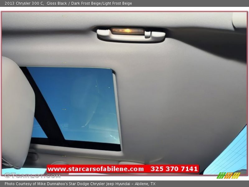 Gloss Black / Dark Frost Beige/Light Frost Beige 2013 Chrysler 300 C