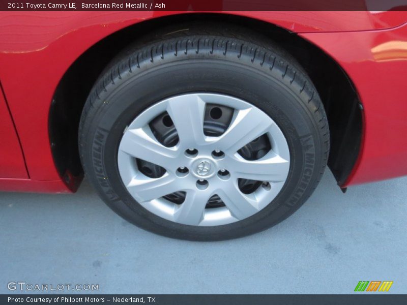 Barcelona Red Metallic / Ash 2011 Toyota Camry LE