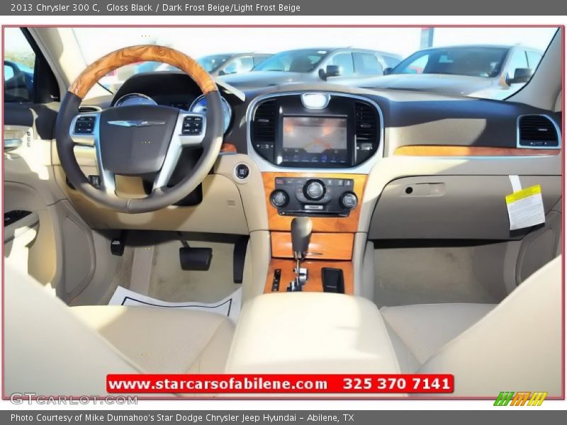 Gloss Black / Dark Frost Beige/Light Frost Beige 2013 Chrysler 300 C