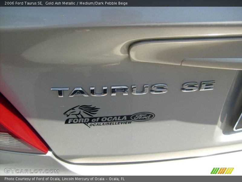 Gold Ash Metallic / Medium/Dark Pebble Beige 2006 Ford Taurus SE