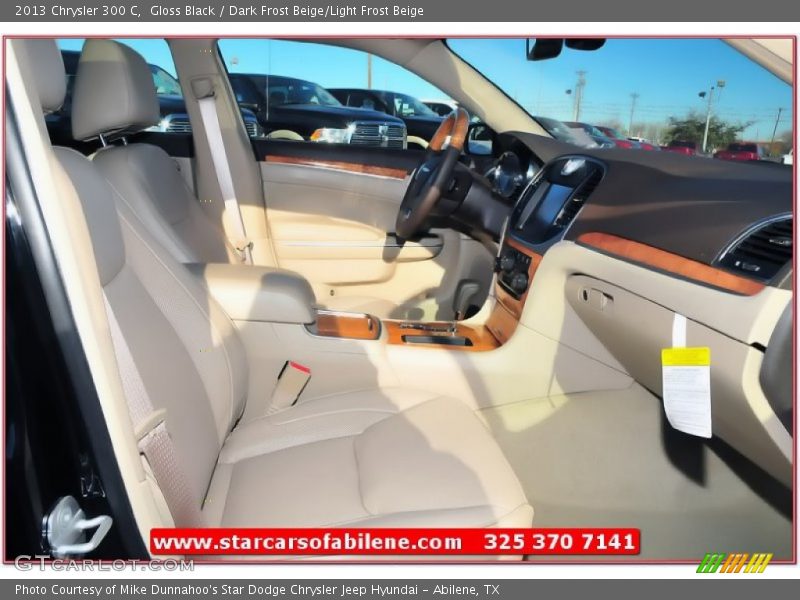 Gloss Black / Dark Frost Beige/Light Frost Beige 2013 Chrysler 300 C