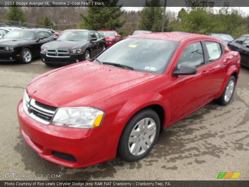 Redline 2-Coat Pearl / Black 2013 Dodge Avenger SE