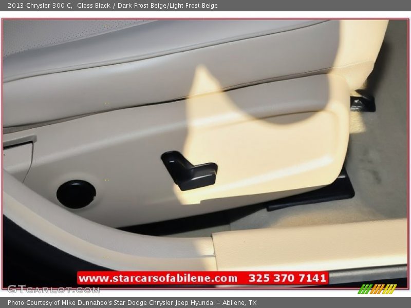 Gloss Black / Dark Frost Beige/Light Frost Beige 2013 Chrysler 300 C