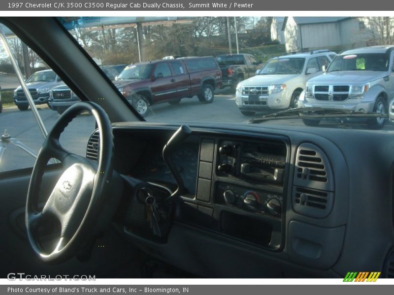 Summit White / Pewter 1997 Chevrolet C/K 3500 C3500 Regular Cab Dually Chassis