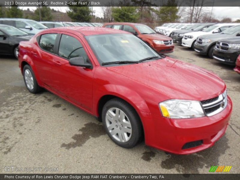 Redline 2-Coat Pearl / Black 2013 Dodge Avenger SE