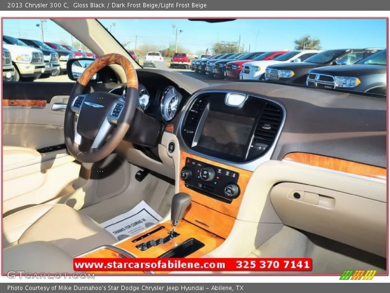 Gloss Black / Dark Frost Beige/Light Frost Beige 2013 Chrysler 300 C