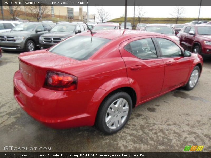 Redline 2-Coat Pearl / Black 2013 Dodge Avenger SE