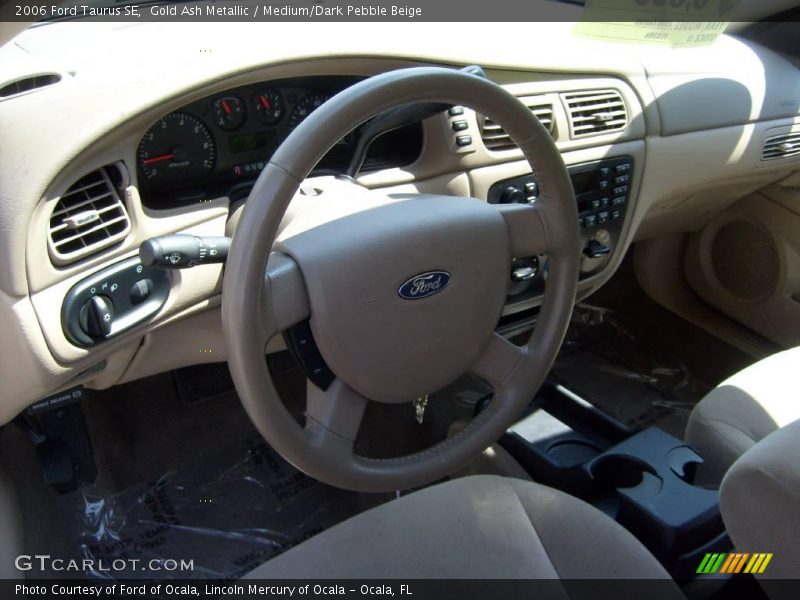 Gold Ash Metallic / Medium/Dark Pebble Beige 2006 Ford Taurus SE