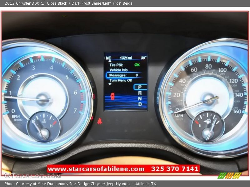 Gloss Black / Dark Frost Beige/Light Frost Beige 2013 Chrysler 300 C