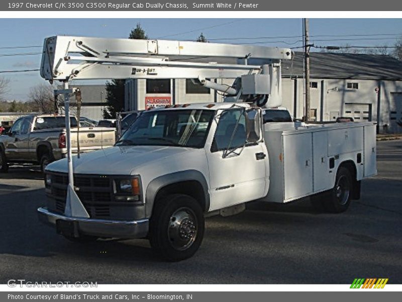 Summit White / Pewter 1997 Chevrolet C/K 3500 C3500 Regular Cab Dually Chassis