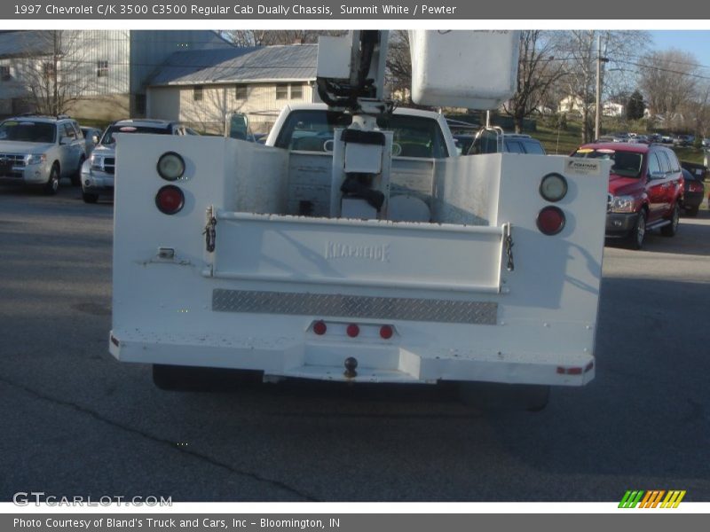 Summit White / Pewter 1997 Chevrolet C/K 3500 C3500 Regular Cab Dually Chassis